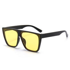 Big Frame Square Sunglasses Solid Sunglasses for Women