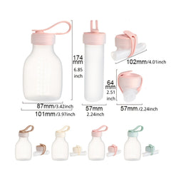 Silicone Milk Storage Bags Reusable Breastmilk Bags Leakproof 8oz 240ml