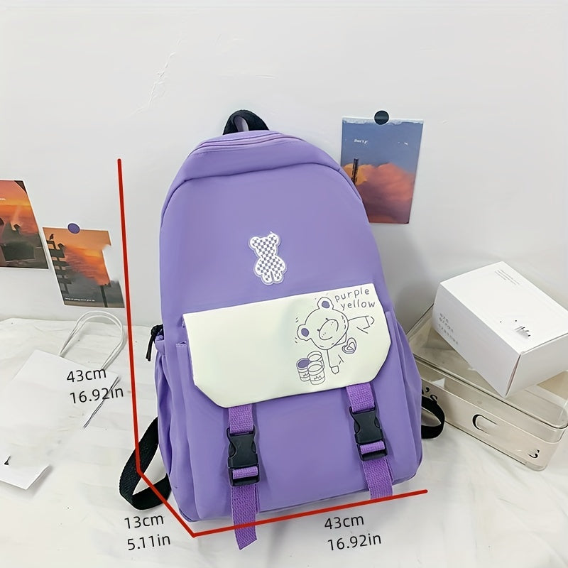 Large Capacity Backpack with Adjustable Strap