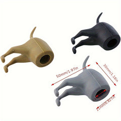 Pooping Dog Toothpaste Topper Funny Cover Bathroom Accessories
