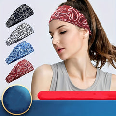Printed Elastic Headband Women's Bandana Wrap