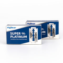 Stainless Steel Double Sided Blade Manual Razor Blades Shaving Barber's