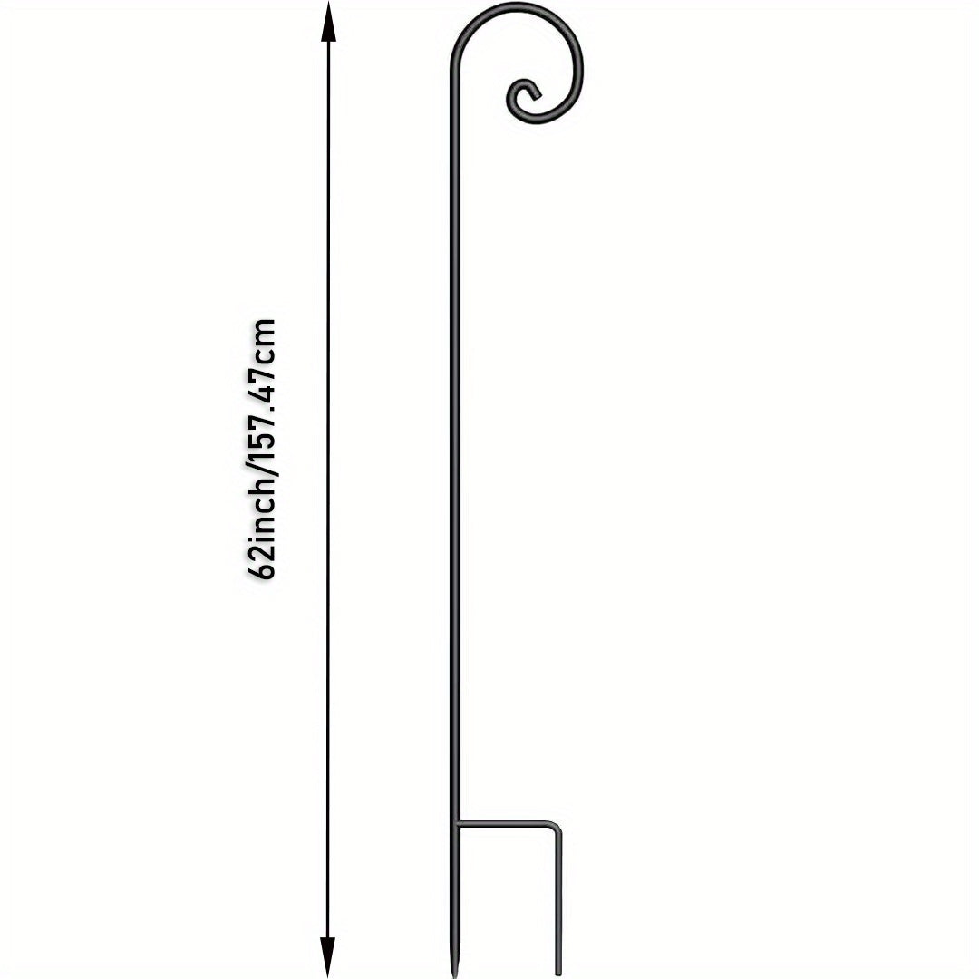 Shepherd Hook Iron Curled Hook For Hanging Bird Feeders Plant Hangers