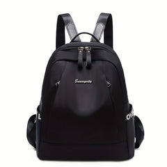 Minimalist Solid Backpack All Match Storage Bag Women's Rucksack