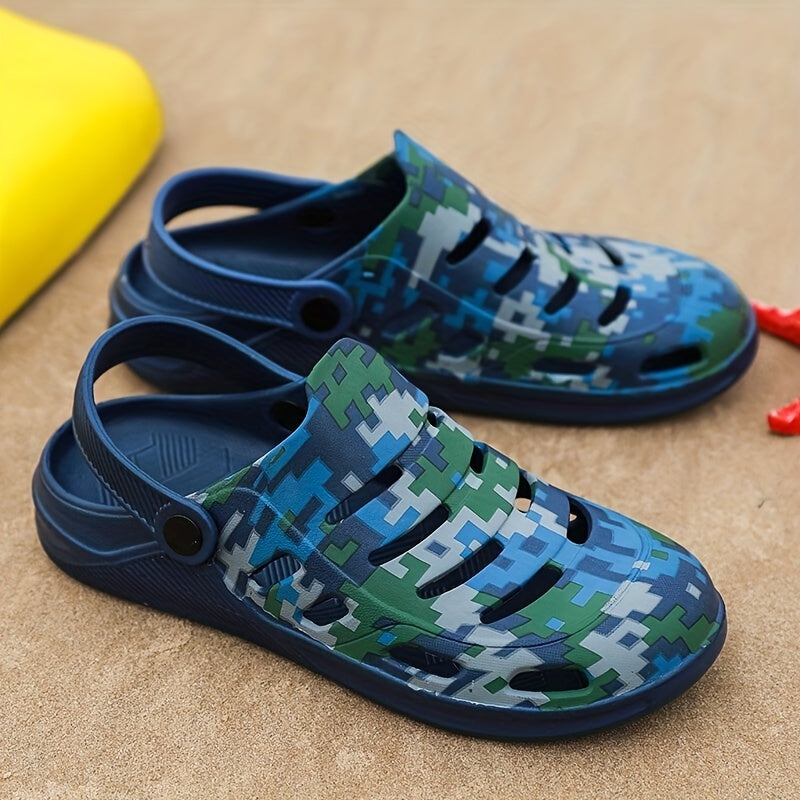 Unisex Camouflage Lightweight Comfy Garden Clogs