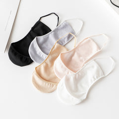 5 Pairs Thin High Heel Non-Slip Invisible Socks Women's Stocking