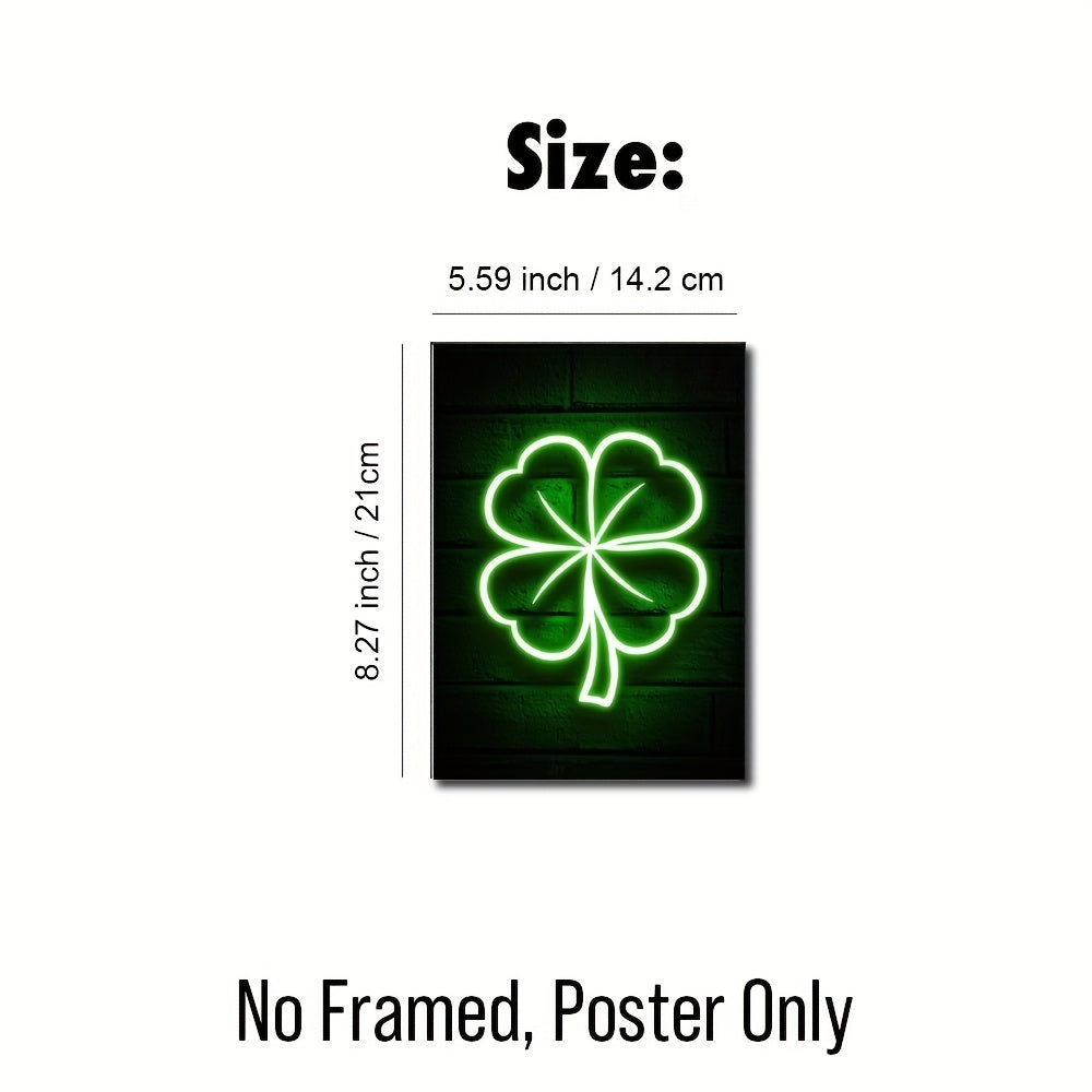 Minimalist Fruits Clover Basketball Flamingo Posters - Kids Room Decor