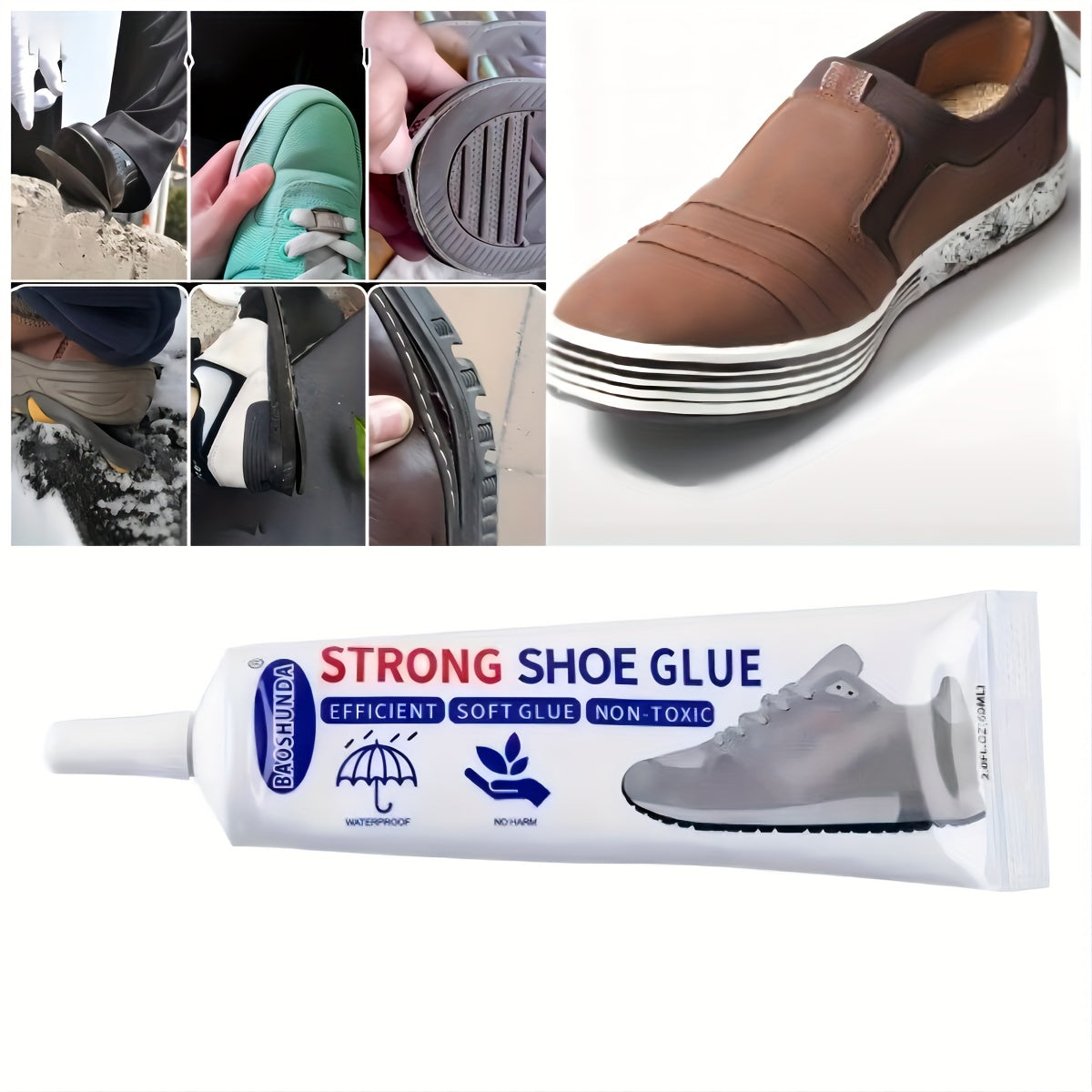 60ML Odorless Waterproof Glue High Temperature Resistance Transparent