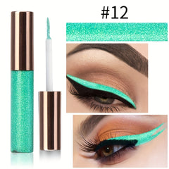 16 Colors Sparkling Diamond Eyeliner Pen High Saturation Eye Makeup Tool