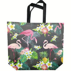 Flamingo Tote Bag - Stylish & Spacious - Ideal for Shopping & Commuting