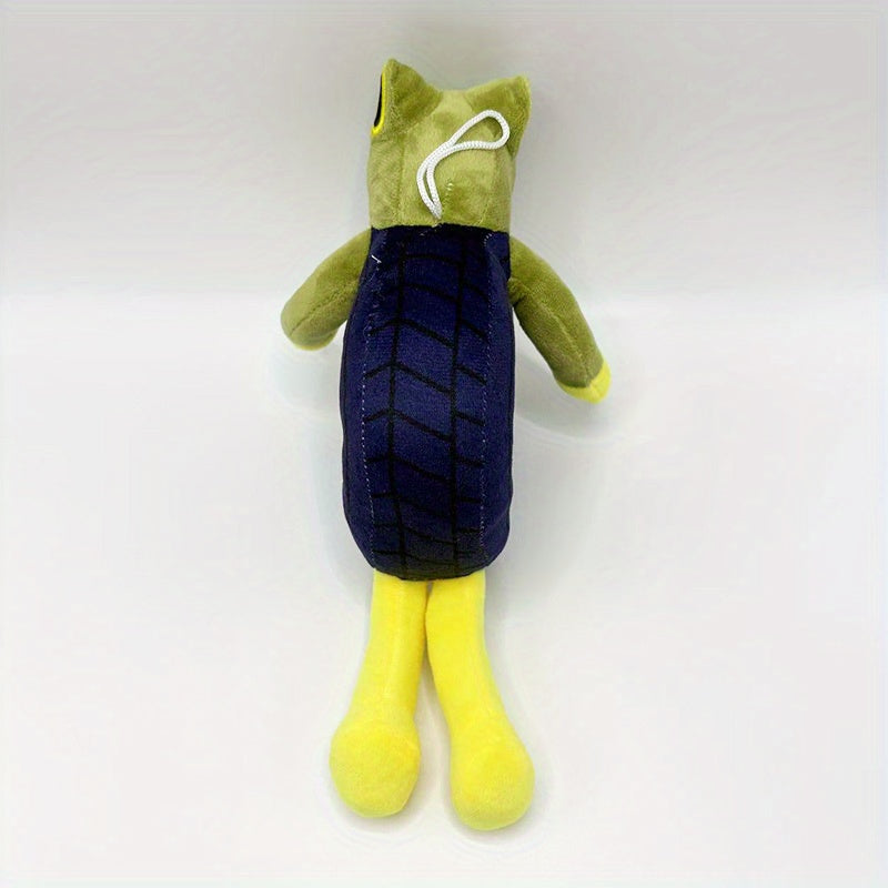 Soft Plush Frog Puppet with Pull Back Motion - Interactive Toy for Kids