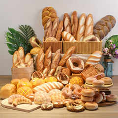 Simulation Bread PU Alkaline Water Bread Photography Props Display