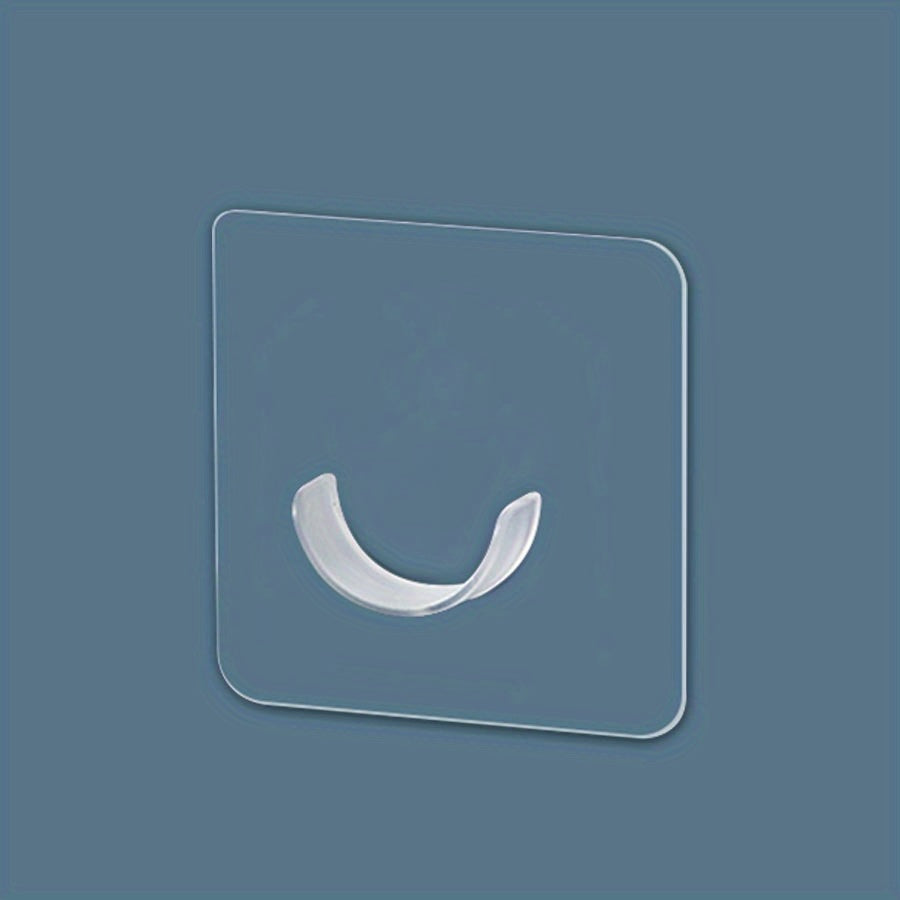 2pcs Telescopic Curtain Rod Fixing Bracket Adhesive Type