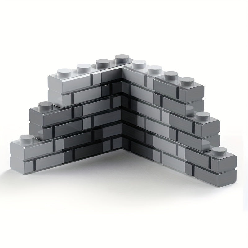120pc 1x2 Wall Brick Building Blocks Military Fence