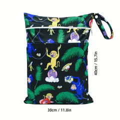 Waterproof Wet Dry Bag for Cloth Diapers & Breast Pump Parts