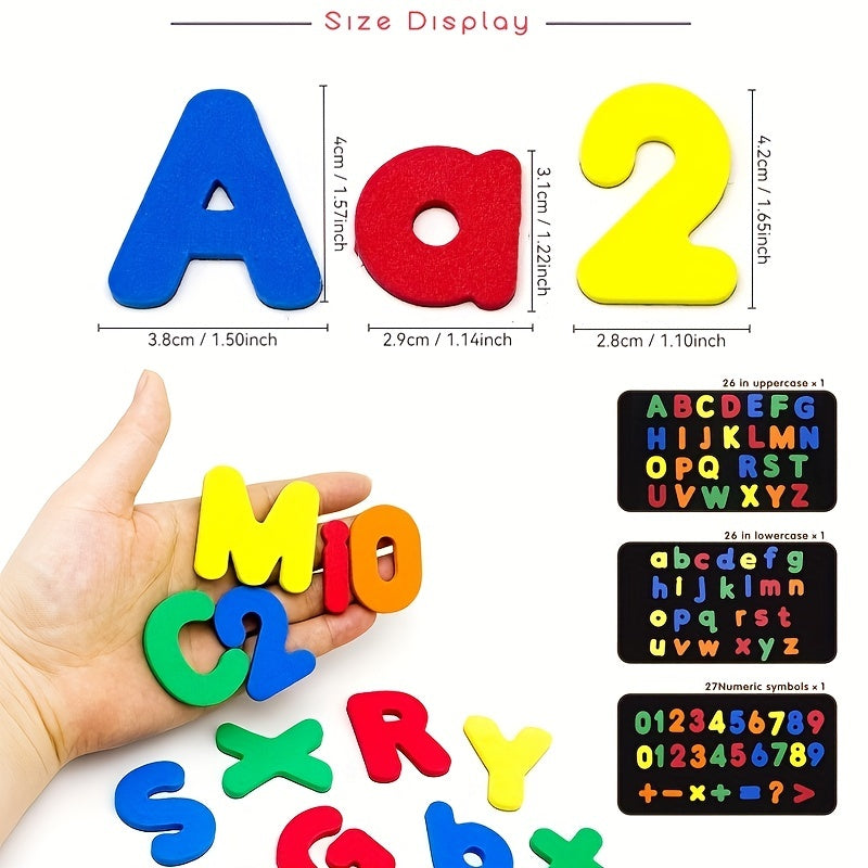 Magnetic Alphabet & Number Set for Spelling & Counting