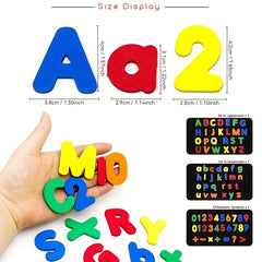 Magnetic Alphabet & Number Set for Spelling & Counting