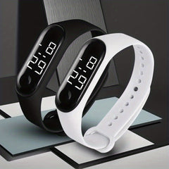 Waterproof Silicone LED Sports Watch for Kids