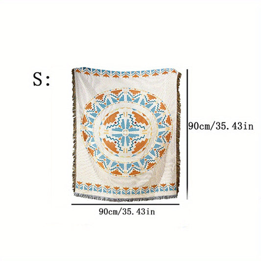 Retro Portable Picnic Mat Moisture-Proof Decor Sofa Blanket