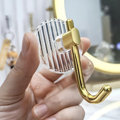 Acrylic Hook Light Punching Adhesive Hook with Back Glue
