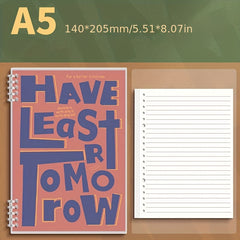 Retro Loose Leaf Notebook Detachable Thickened Refillable Notepad