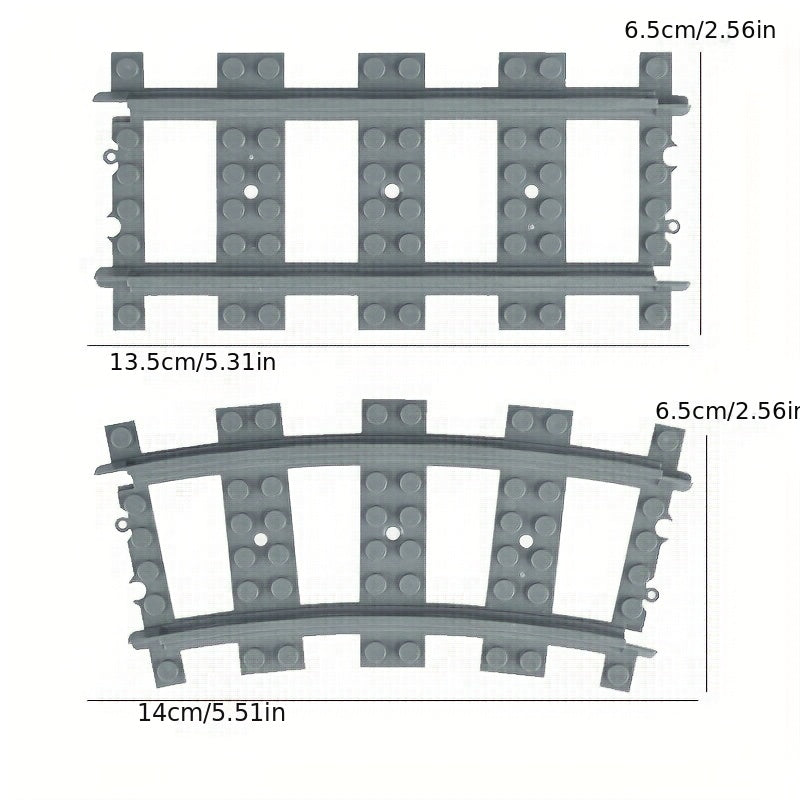 Train Track Building Blocks Educational Toys for Kids - Perfect Gift Idea