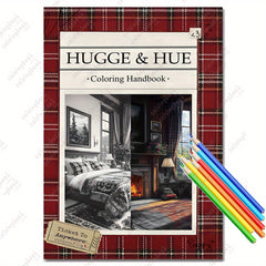 HUGGE & HUE Drawing Coloring Book for Adults