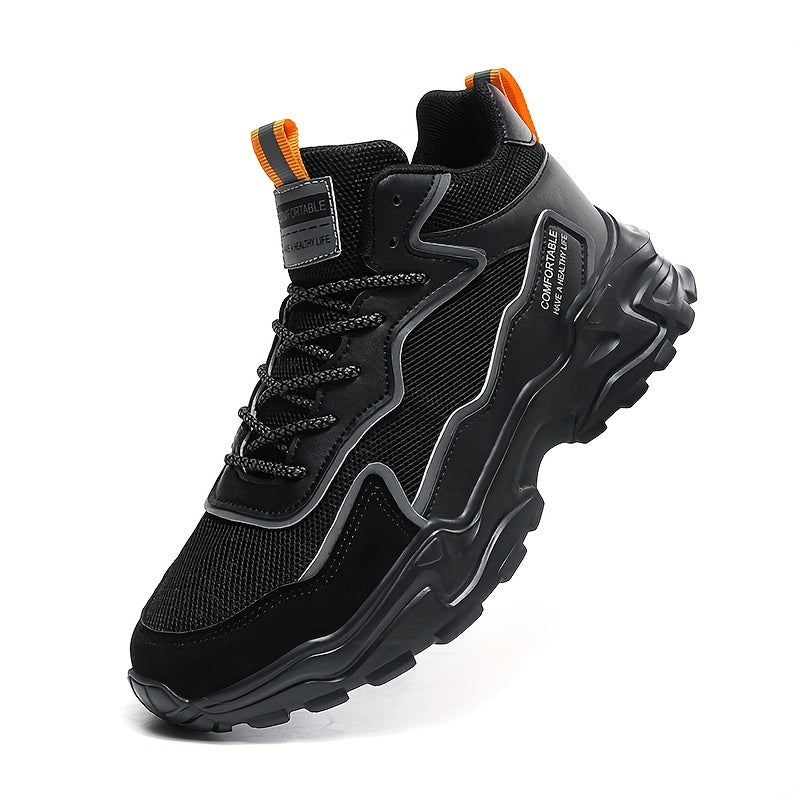 Men's High Top Mesh Chunky Sneaker Casual Shoes Spring Summer