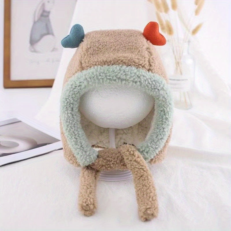 Baby Ear Protection Warm Plush Hat for Winter