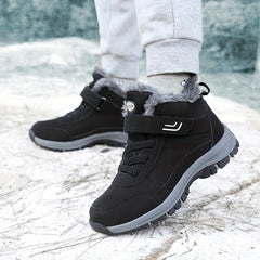 Burgundy Thermal Snow Boots Women Waterproof Non-slip Shoes Fall Winter