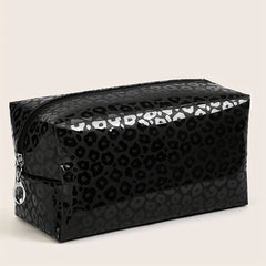 Leopard Print Makeup Bag for Travel and Organization