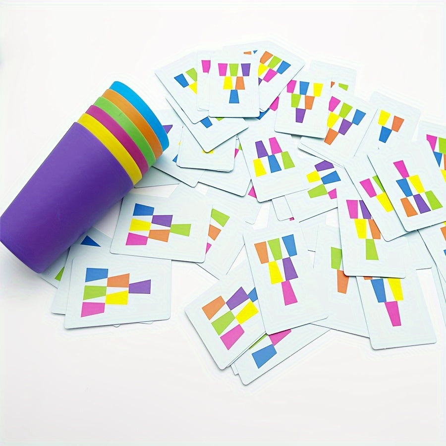 Interactive Stacking Cup Sorting Toy for Hand-Eye Coordination Training