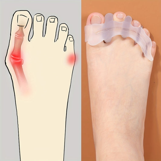 Silicone Gel Forefoot Cushion Pad for Foot Health & Hallux Valgus Correct