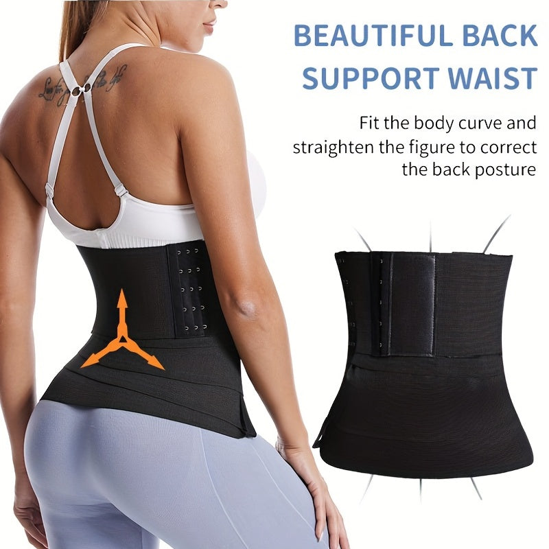 Waist Trainer Trimmer Belt Tummy Control Wrap Cincher Women's Shapewear