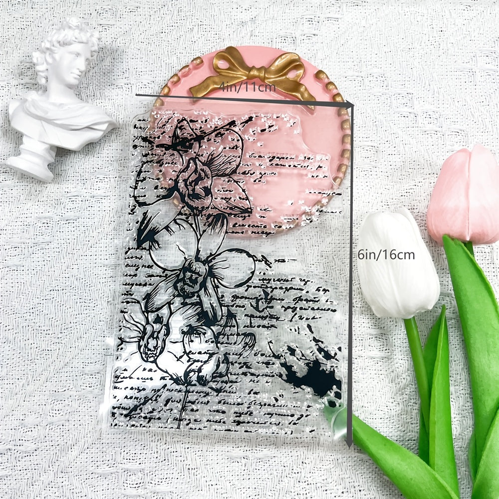 Floral Transparent Silicone Stamp