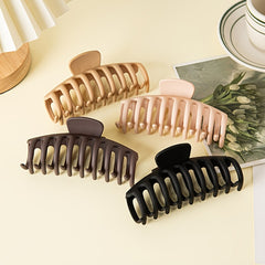 Frosted Hair Claw Clip Set Strong Hold Grip Hair Jaw Clip