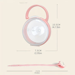 Baby Pacifier Box & Clip Set Safe PP Plastic Cartoon Storage Box