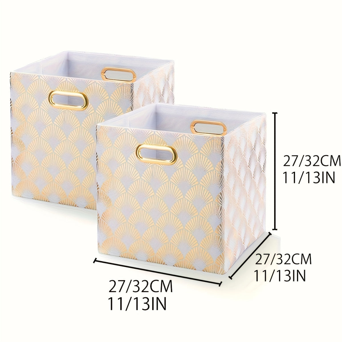2pack Non woven Fabric Foldable Storage Box Room Decor Home Decor