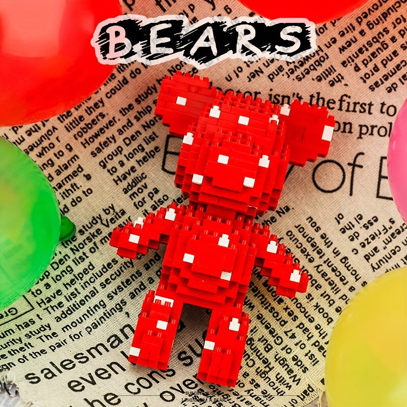 535pcs Bears Building Blocks DIY Toy Puzzle Educational Gift