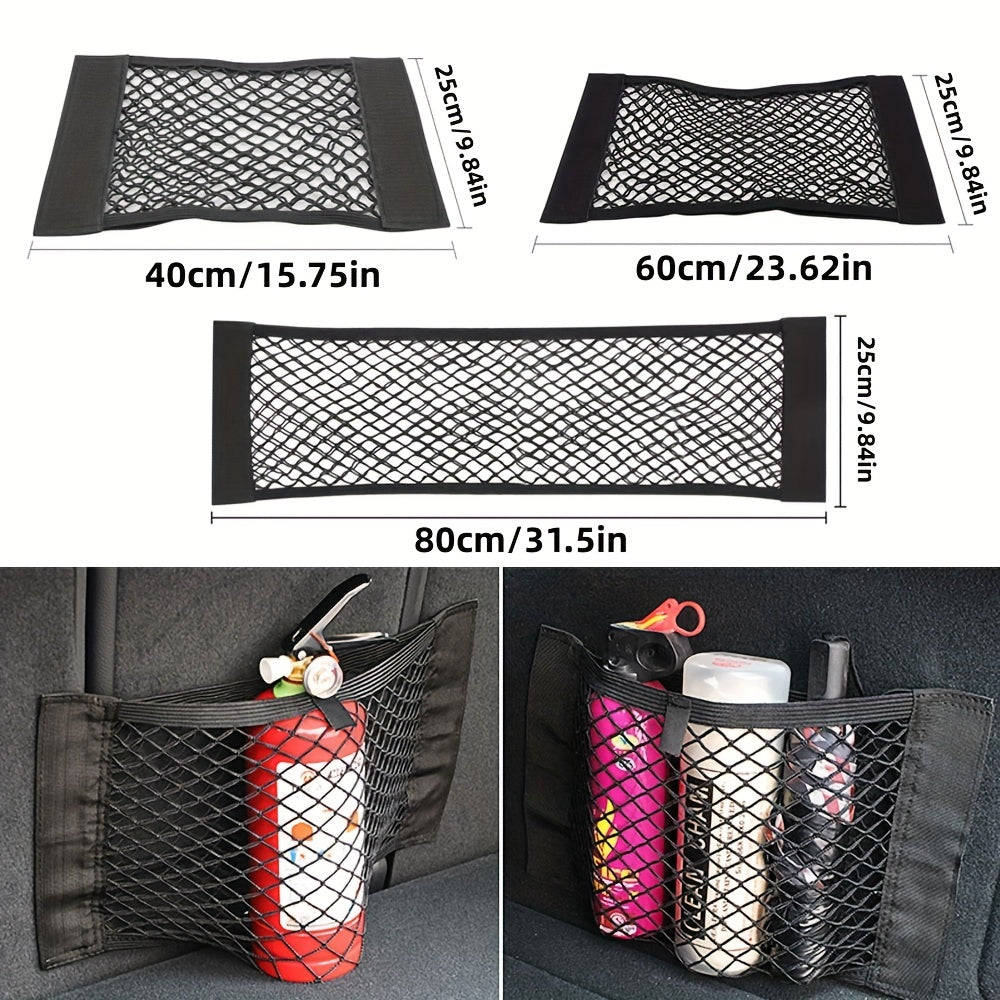 Auto Organizer Seat Back Bag Rear Mesh Trunk Elastic String Net