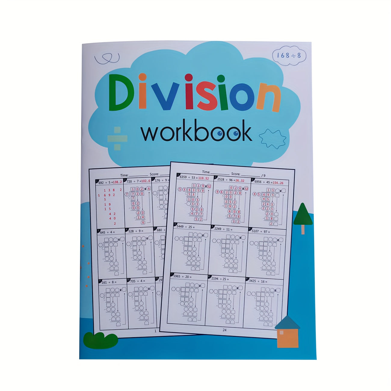 YUYNLEP Youngsters' Division Practice Workbook - 12 Daily Timed Math Tests