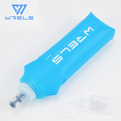 Foldable Soft Flask Water Bottle with Protective Mouthpiece Cover