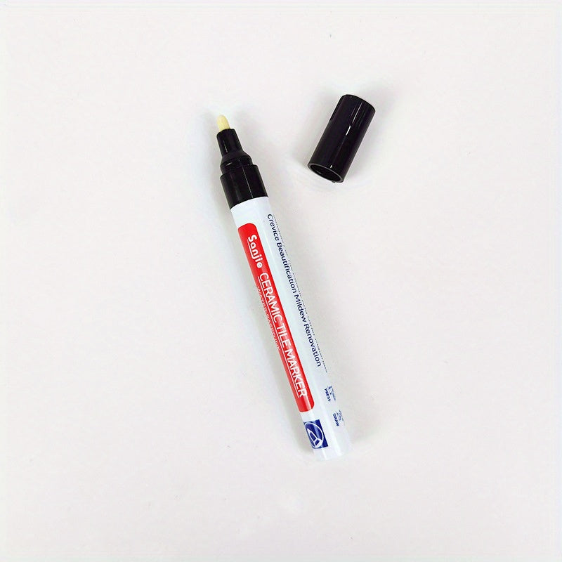 Waterproof Tile Marker Grout Pen Wall Seam Pen for Bathroom Decontamination