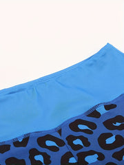 Leopard Print High Waist Yoga Pants - Women's Activewear