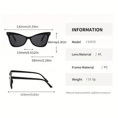 Men's Cat Eye Sunglasses UV400 UV Protection for Outdoor Beach