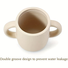 Silicone Training Cup with Handles & Straw for Kids