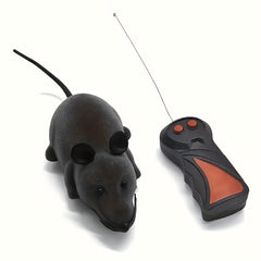 RC Rat Toy for Cats Gray