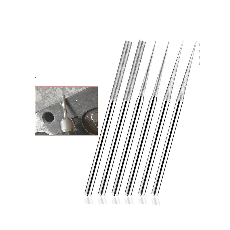 20 Pcs Diamond Grinding Set 5 Shapes 1/8 Inch Shank Rotary Tool