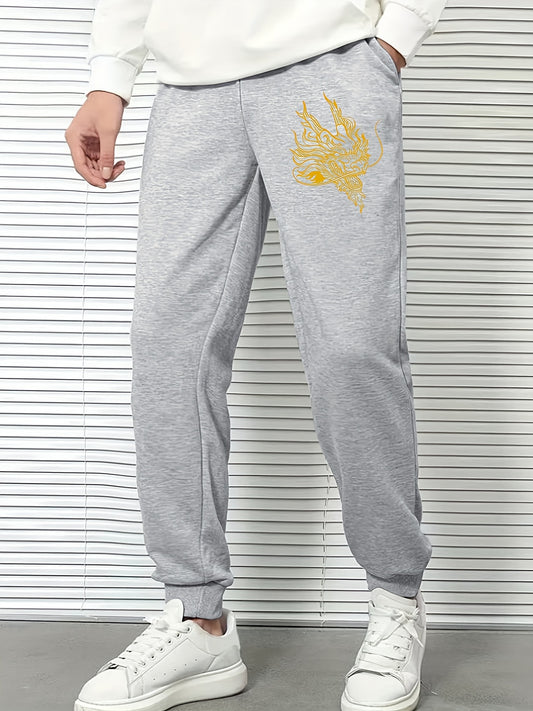 Chinese Dragon Men's Sports Pants Casual Jogging Trousers Comfortable Joggers