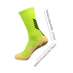 Youth Soccer Socks - Non Slip with Thick Towel Bottom - Size 4-7
